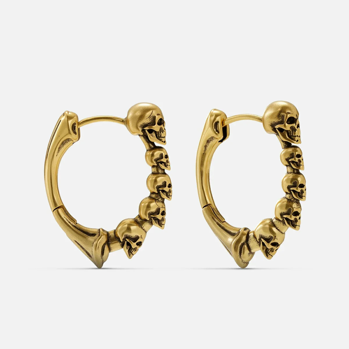 DEATHBOUND CIRCLE EARRINGS