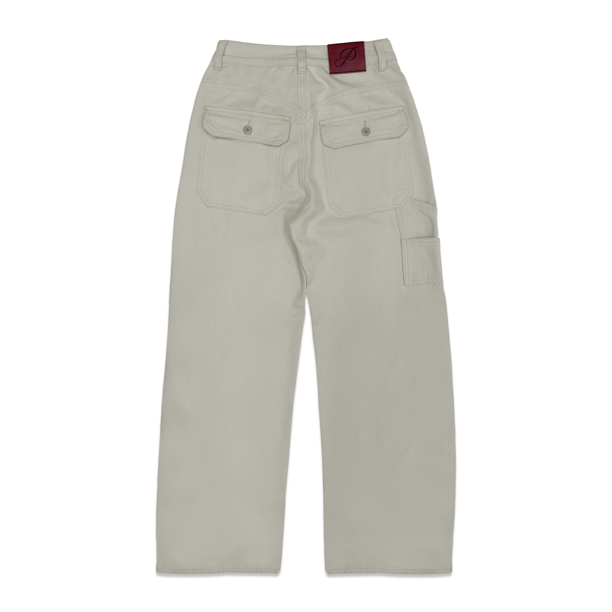 'Field' Cream Canvas Pants